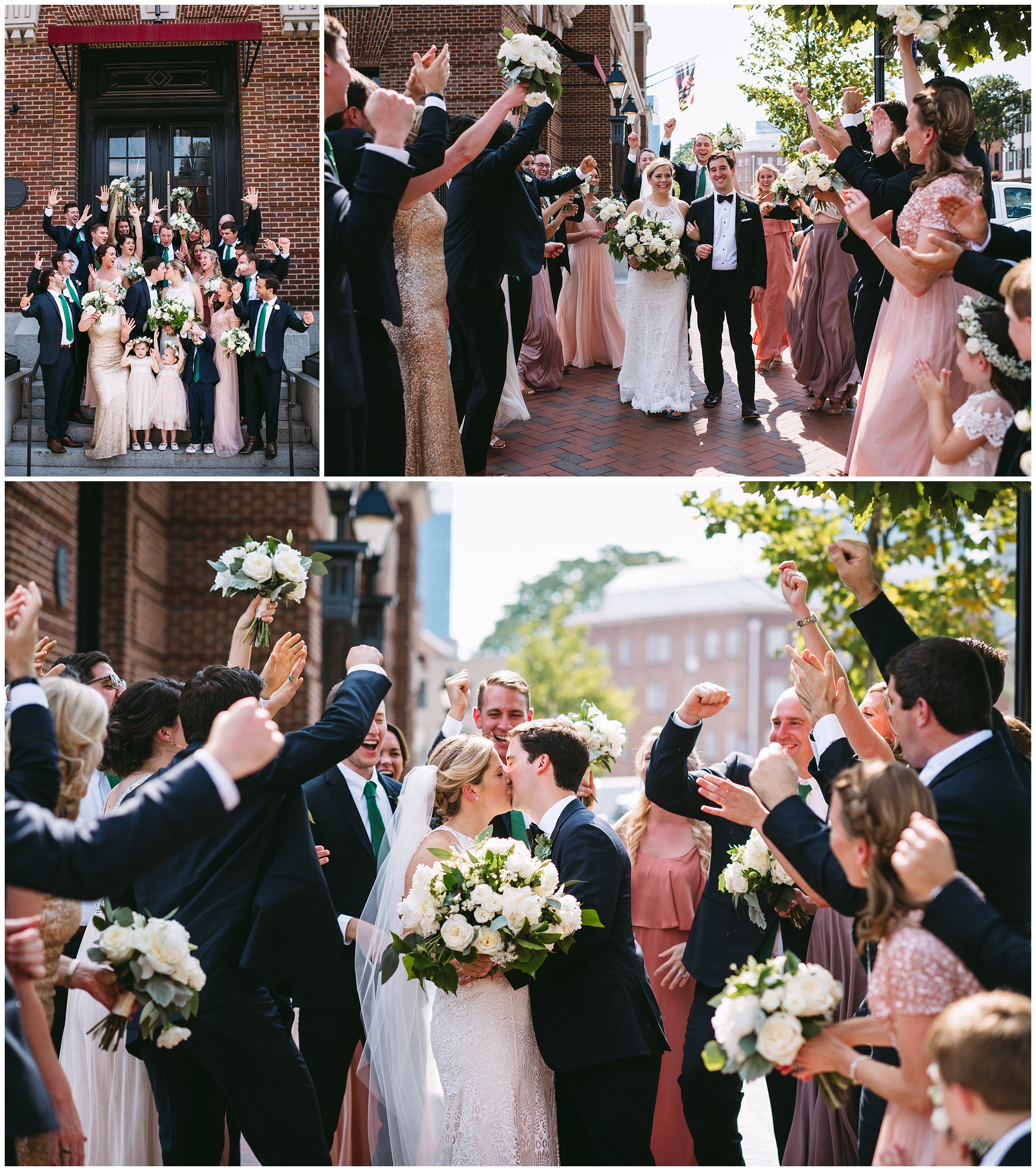 Bridal party at sagamore pendry hotel fells point